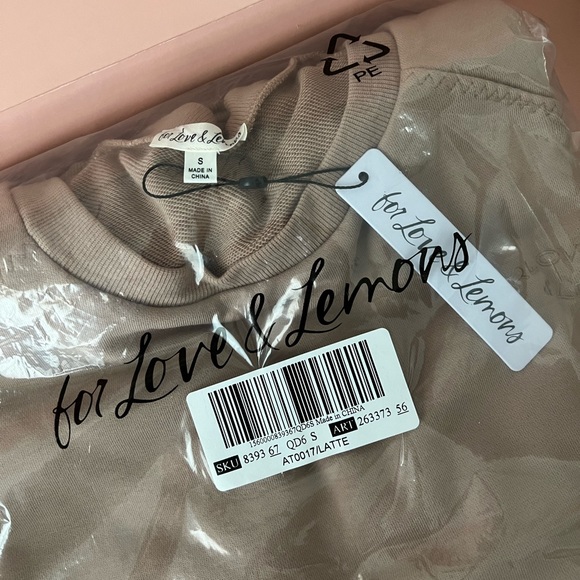 For Love & Lemons lightweight Alex Sweatshirt - Picture 7 of 7